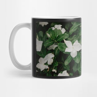 White Flowers Mug